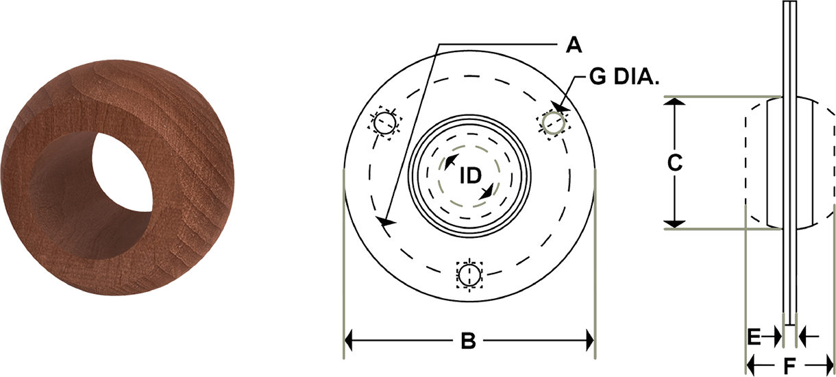 center flange diagram